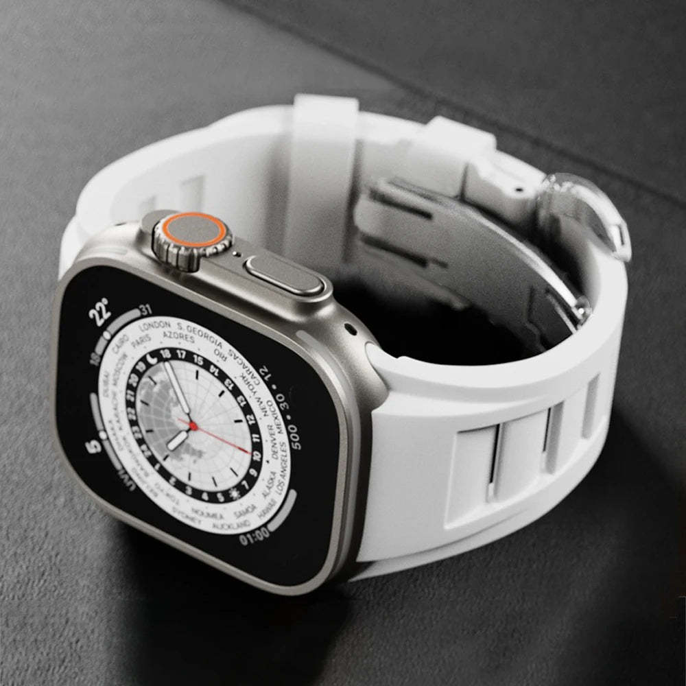 Watch Liquid Silicone Strap S9 Pin Buckle Ultra Folding Buckle Strap