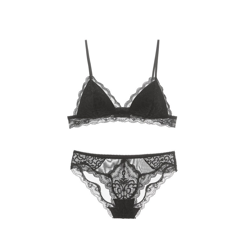 Triangle cup bra suit