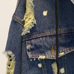 New Korean Women's Hooded Denim Short Jacket