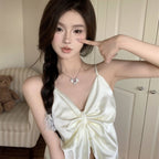 Sweet Spice Satin Bow Little Camisole Vest