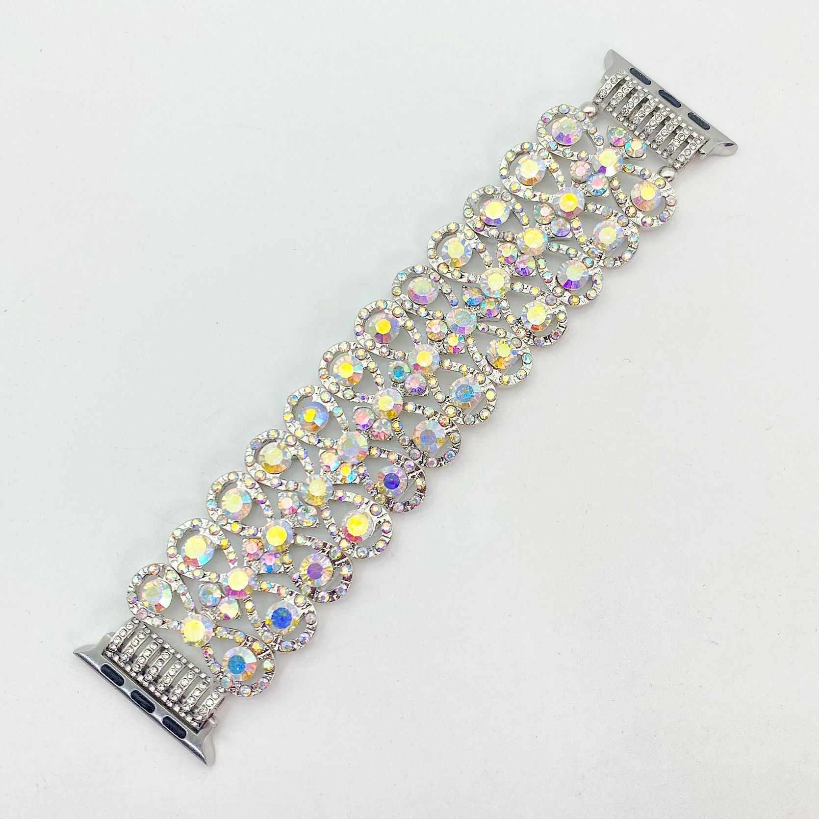 Handmade Smart Watch Glass Crystal Strap