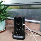 USB Lightning Protection Power Strip Tower Socket